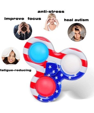 2 Pcs Fidget Toy Stress Relieving Fidgeting Game for Kids and Adults Cute Mini Unique Gadget Spinner for Anxiety Relief and K...