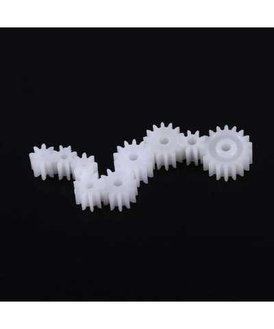 11Pcs Plastic Gears Plastic Spindle Worm Gear Plastic Gears Set Pulley Crown Gear Set for Aircraft Car Model $13.54 Toy Inter...