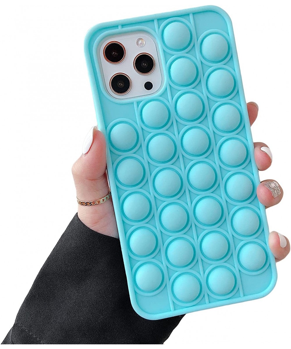 Sensory iPhone 13 Pro Max Case - Push Pop Fidget Toy - Slim - Lightweight - Matte - Silky Soft Touch - Fidget Sensory Toy Anx...