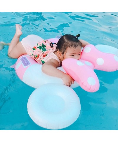 Swimming Float for Minnie Mouse Cartoon Kids Baby Swimming Ring Inflatable Pool Floating Round Pool Children Toy Float Thick ...