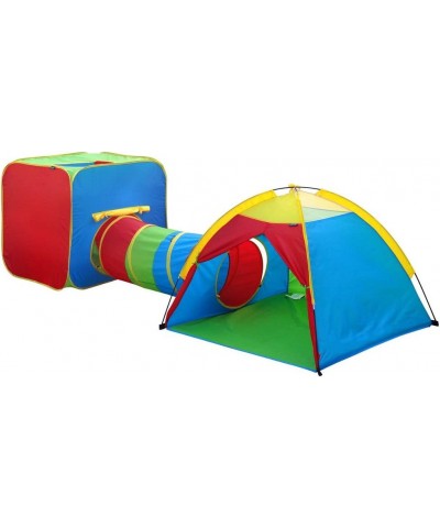 Kids Play Tent and Tunnel One Square Cubby - One Dome Crawl Colorful Castle Tent Po Up Children Playhouse for Boys and Girls ...