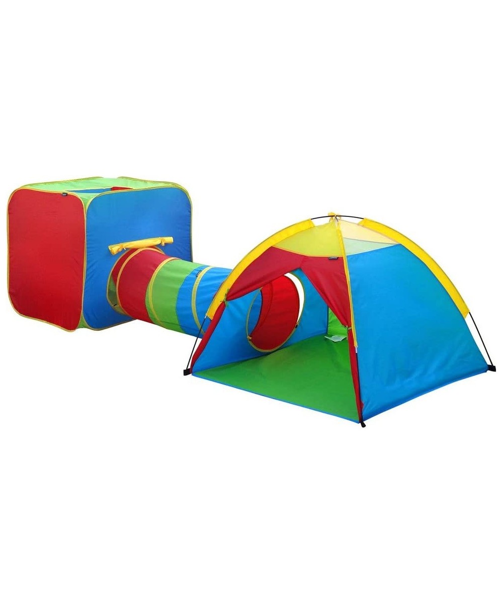 Kids Play Tent and Tunnel One Square Cubby - One Dome Crawl Colorful Castle Tent Po Up Children Playhouse for Boys and Girls ...