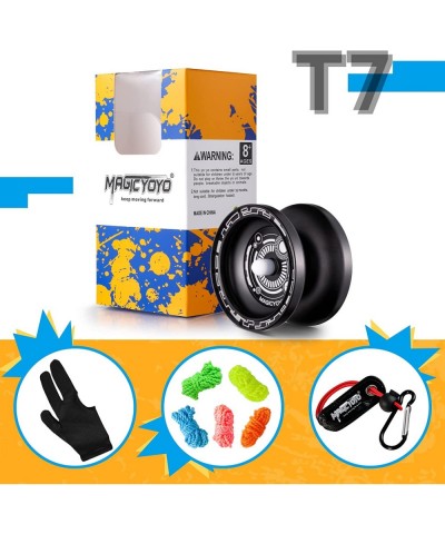 Yo Yo T7 Responsive Yoyo for Kids Beginners Metal Yoyo Professional Trick Yo yos for Adults Kids Yoyo Responsive Bonus - 5 Yo...