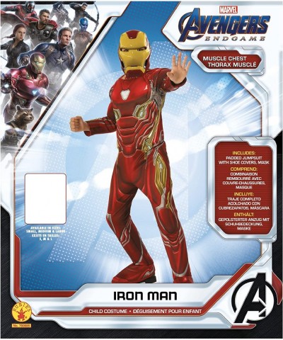 Marvel: Avengers Endgame Child's Deluxe Iron Man Mark 50 Costume & Mask $60.77 Kids' Costumes