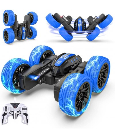 Remote Control Car - Double Sided Mini RC Stunt Car 360° Flips Rotating RC Cars with LED Lights 2.4Ghz Indoor/Outdoor All Ter...