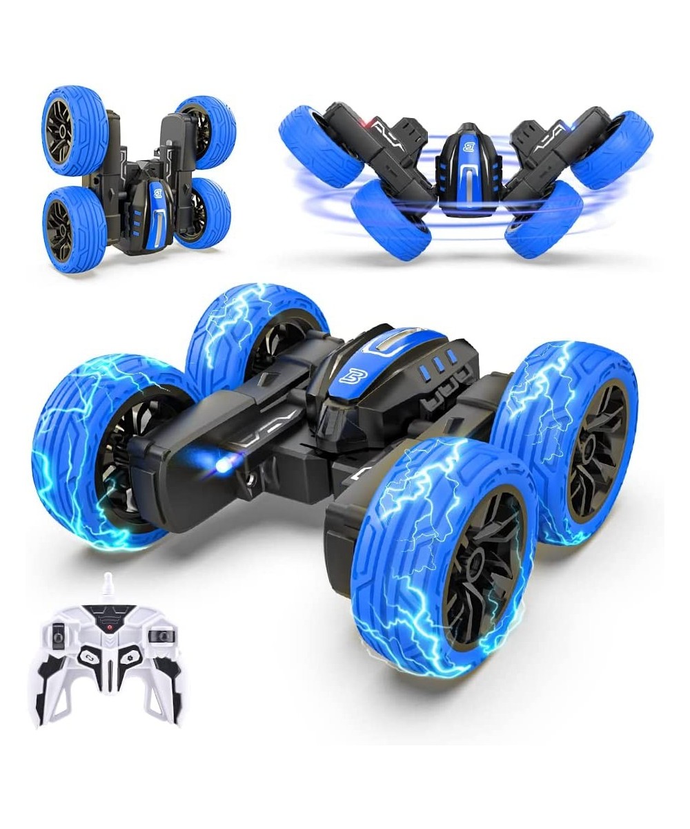 Remote Control Car - Double Sided Mini RC Stunt Car 360° Flips Rotating RC Cars with LED Lights 2.4Ghz Indoor/Outdoor All Ter...