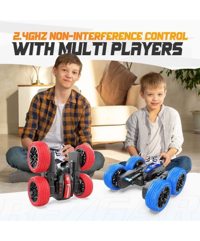 Remote Control Car - Double Sided Mini RC Stunt Car 360° Flips Rotating RC Cars with LED Lights 2.4Ghz Indoor/Outdoor All Ter...