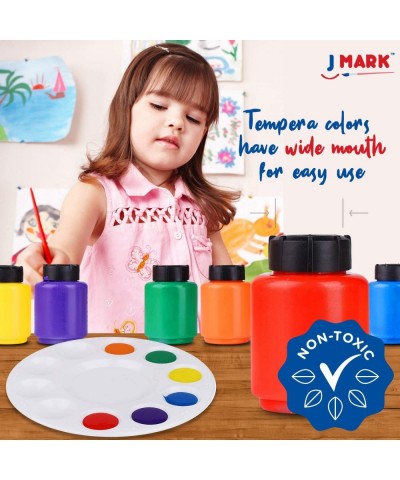 Toddlers Painting Set with Spill Proof Paint Cups– 32 Piece Paint Set with Washable Water Based Tempera Paint Brushes Art Smo...