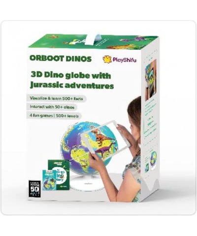 PlayInteractive Dinosaur Toys - Orboot Dinos (Globe + App) 50 Dinosaurs 500+ Facts | Educational Dinosaur Toys For Kids 5-7 |...