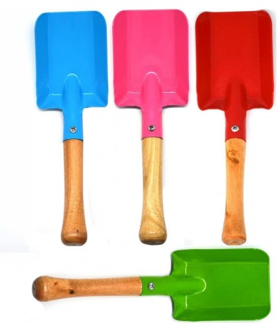 Garden Tools 4-Piece Shovel Set Metal with Sturdy Wooden Handle Safe Gardening Tools Trowel Shovel for Women Men Teens (Multi...