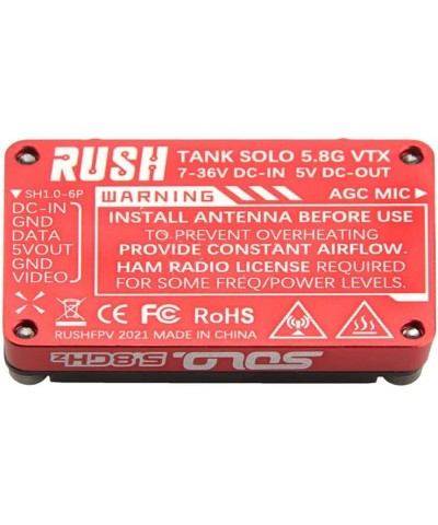 Rush Tank Solo 1W 5.8GHz VTX $111.30 Remote & App Controlled Vehicles