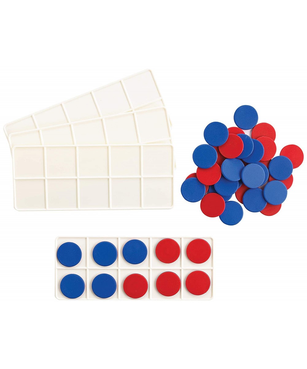 Ten Frame Classroom Set - Math Manipulatives for Kids - 16 Plastic Ten Frames - 160 Counters - Classroom Math Supplies $38.04...