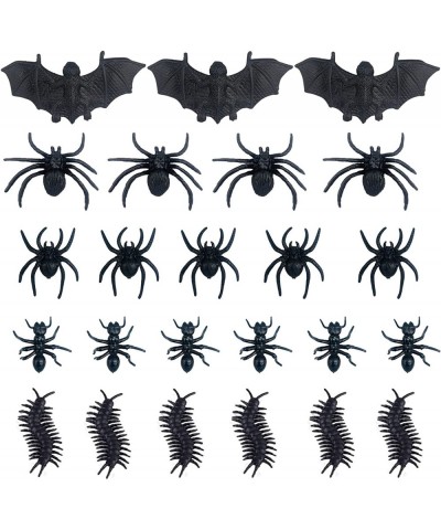 Halloween Spider Realistic Bats 60 Pieces Fake Plastic Spiders Centipedes Outdoor Indoor Decor for Halloween Party Favors $16...