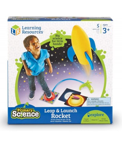 Primary Science Leap & Launch Rocket Indoor/Outdoor Toy 5 Piece Ages 3+ $23.63 Educational Science Kits