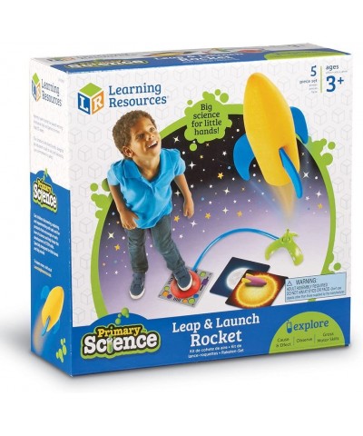 Primary Science Leap & Launch Rocket Indoor/Outdoor Toy 5 Piece Ages 3+ $23.63 Educational Science Kits