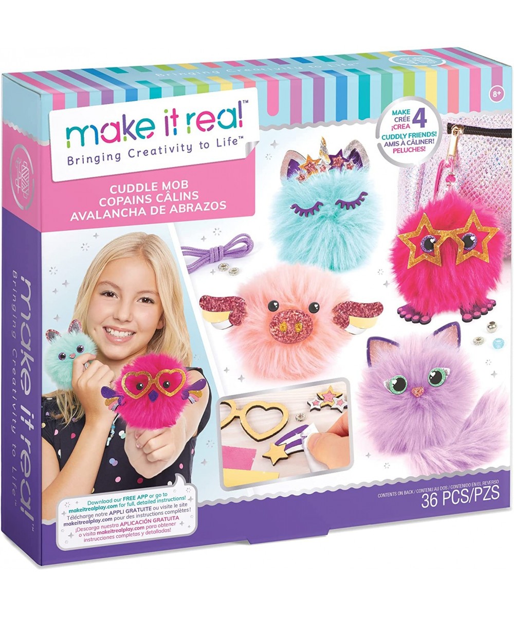 CuddleMob. DIY Pom Pom Characters Arts and Crafts Kit for Girls. Create Unique Plush Characters for Home Play or to Attach to...