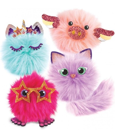 CuddleMob. DIY Pom Pom Characters Arts and Crafts Kit for Girls. Create Unique Plush Characters for Home Play or to Attach to...