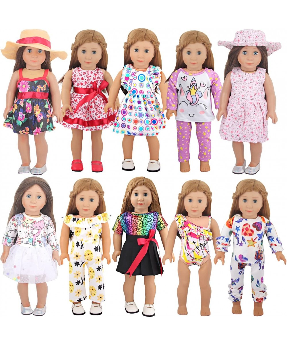 15 PSC 18 INCH Doll Accessories Gifts Include 18" Doll Clothes Hats for Girl Dolls Our Generation Dolls Clothes and My Life D...