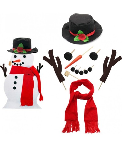 Snowman Kit 16 Pcs DIY Snowman Decorating Kit/Snowman Making Kit for Outdoor Funny Toys Decoration Christmas Holiday New Year...