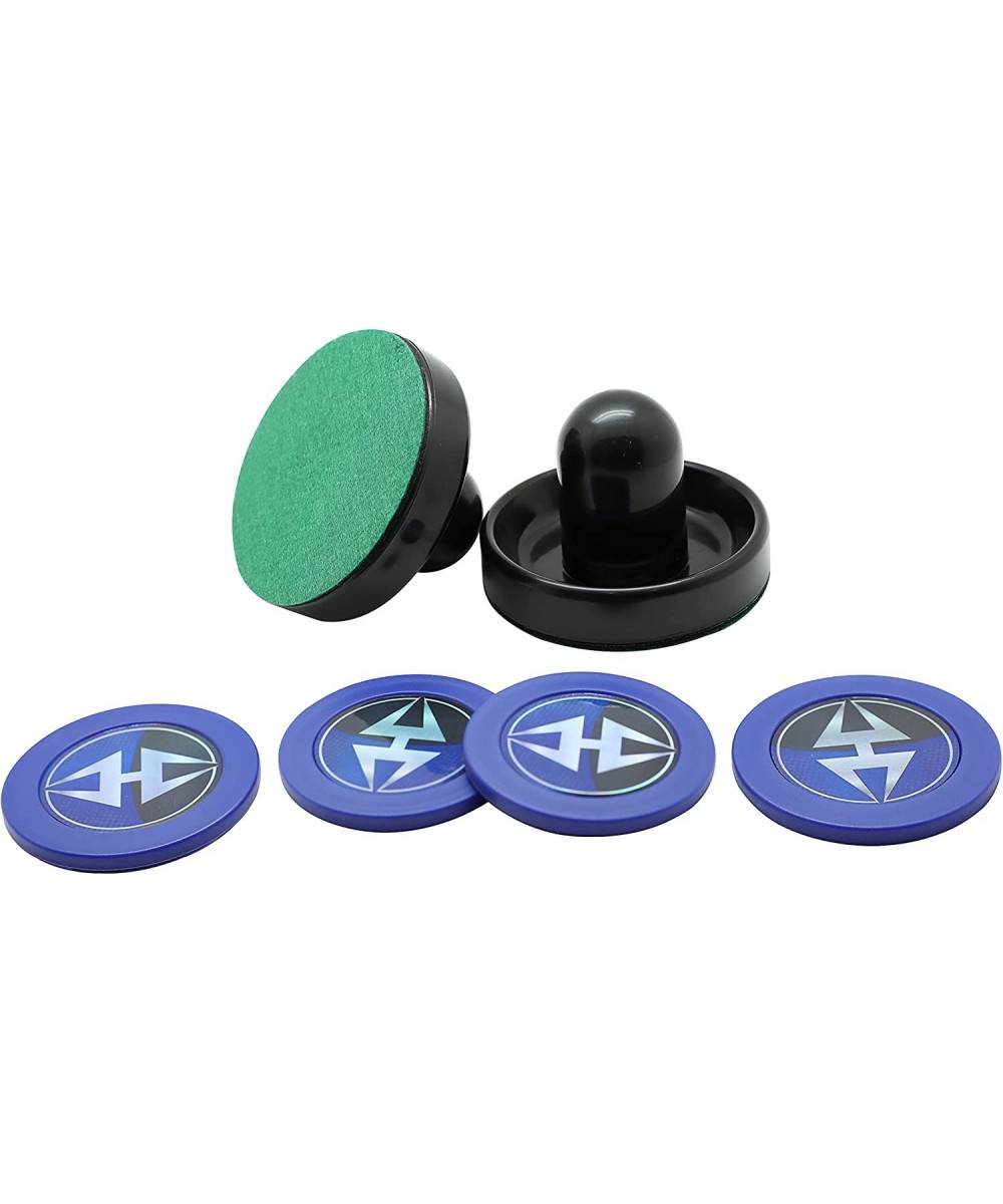 Arcade Air Hockey 3.75-in Strikers and 2.87-in Pucks - Black and Blue $22.64 Arcade & Table Games