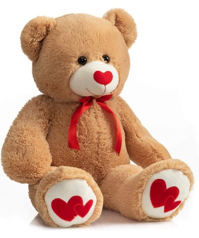 Giant Teddy Bear Stuffed Animal Large Bear Plush with Red Heart for Girlfriend and Kids Valentine's Day 36 inch Tan $58.80 St...