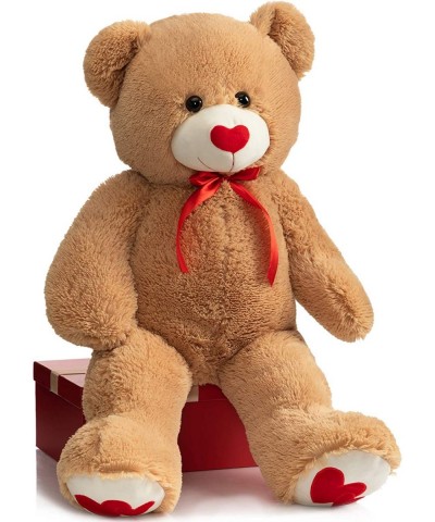 Giant Teddy Bear Stuffed Animal Large Bear Plush with Red Heart for Girlfriend and Kids Valentine's Day 36 inch Tan $58.80 St...