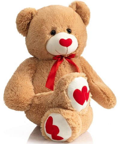 Giant Teddy Bear Stuffed Animal Large Bear Plush with Red Heart for Girlfriend and Kids Valentine's Day 36 inch Tan $58.80 St...