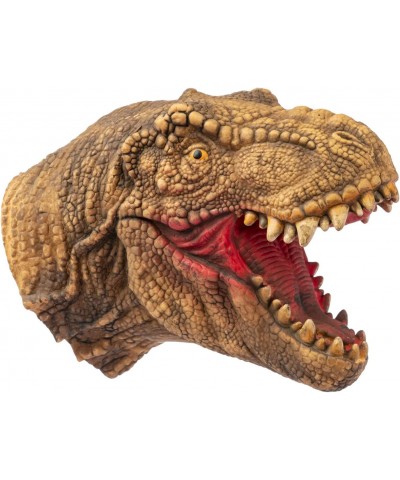 Dinosuar Puppet Raptor T-rex Head Puppets Realistic Soft Latex Rubber Animal Glove Hand Puppet for Kids $22.54 Hand Puppets