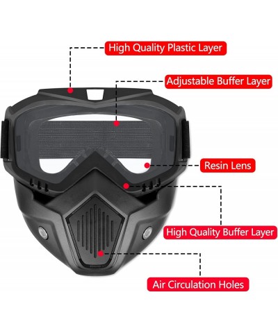 Tactical Mask Compatible with Nerf Rival Apollo Zeus Khaos Atlas & Artemis Blasters Rival Airsoft Mask Black Detachable Masks...