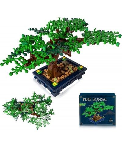 Bonsai Building Kit Set Creative Bonsai Tree Building Bricks Unique Building Block Decoration Gifts for Adults and Kids(653 P...