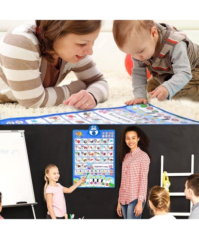 Electronic Interactive Alphabet Wall Chart Talking ABC Poster +123+Music+Piano ABC Learning for Toddlers 1-3 Educational Toys...