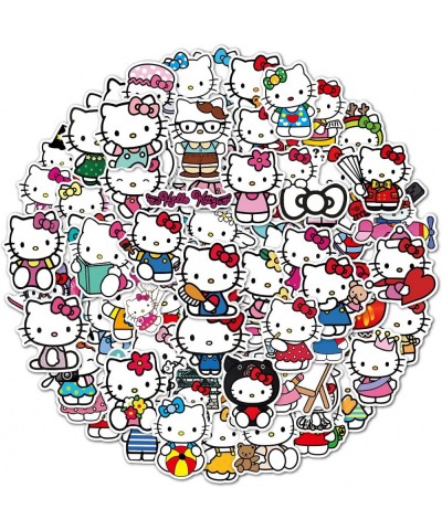 100PCS Cute Cat Stickers Kawaii Stickers Vinyl Waterproof Stickers for Kids Teens Adults Laptop Water Bottles Skateboard Guit...