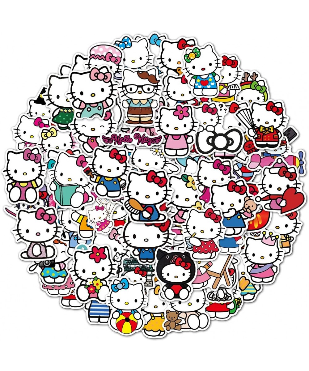 100PCS Cute Cat Stickers Kawaii Stickers Vinyl Waterproof Stickers for Kids Teens Adults Laptop Water Bottles Skateboard Guit...