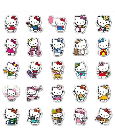 100PCS Cute Cat Stickers Kawaii Stickers Vinyl Waterproof Stickers for Kids Teens Adults Laptop Water Bottles Skateboard Guit...