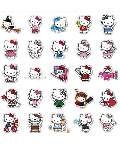 100PCS Cute Cat Stickers Kawaii Stickers Vinyl Waterproof Stickers for Kids Teens Adults Laptop Water Bottles Skateboard Guit...