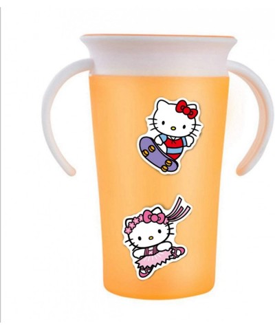 100PCS Cute Cat Stickers Kawaii Stickers Vinyl Waterproof Stickers for Kids Teens Adults Laptop Water Bottles Skateboard Guit...