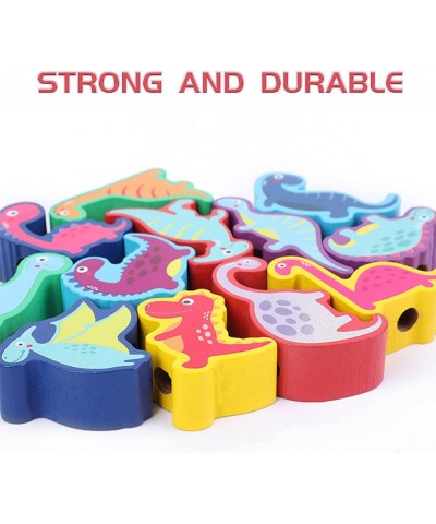 Dinosaur Stacking Toys Wooden Balance Blocks Educational Preschool Learning Toys for Boys Girls Christmas and Birthday Gifts ...