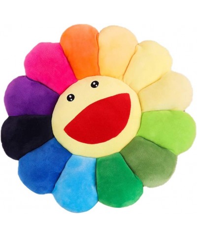 Colorful Sun Flower Plush Toy Sunflower Stuffed Doll Cat Pet Cushion Mat Pillow Home Bedroom Shop Restaurant Decor $38.92 Kid...