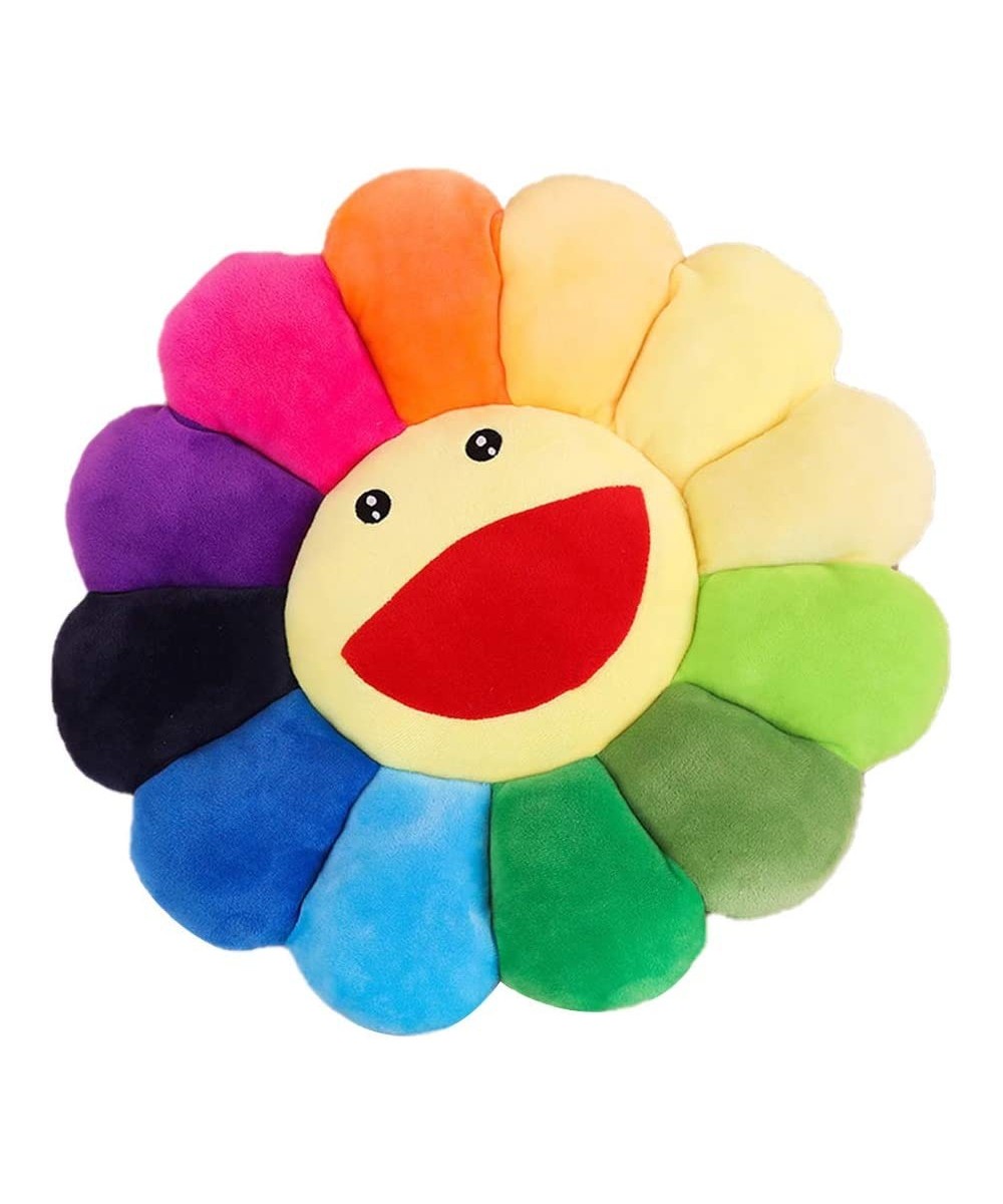 Colorful Sun Flower Plush Toy Sunflower Stuffed Doll Cat Pet Cushion Mat Pillow Home Bedroom Shop Restaurant Decor $38.92 Kid...