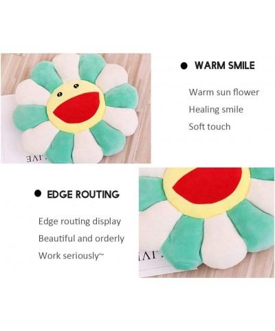 Colorful Sun Flower Plush Toy Sunflower Stuffed Doll Cat Pet Cushion Mat Pillow Home Bedroom Shop Restaurant Decor $38.92 Kid...