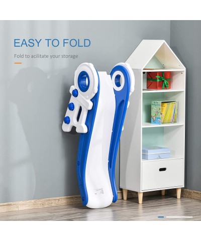 Folding Kids Slide Activity Freestanding Climber for Ages 1-3 Years Indoor and Outdoor Exercise Playset Toy Center with Carto...