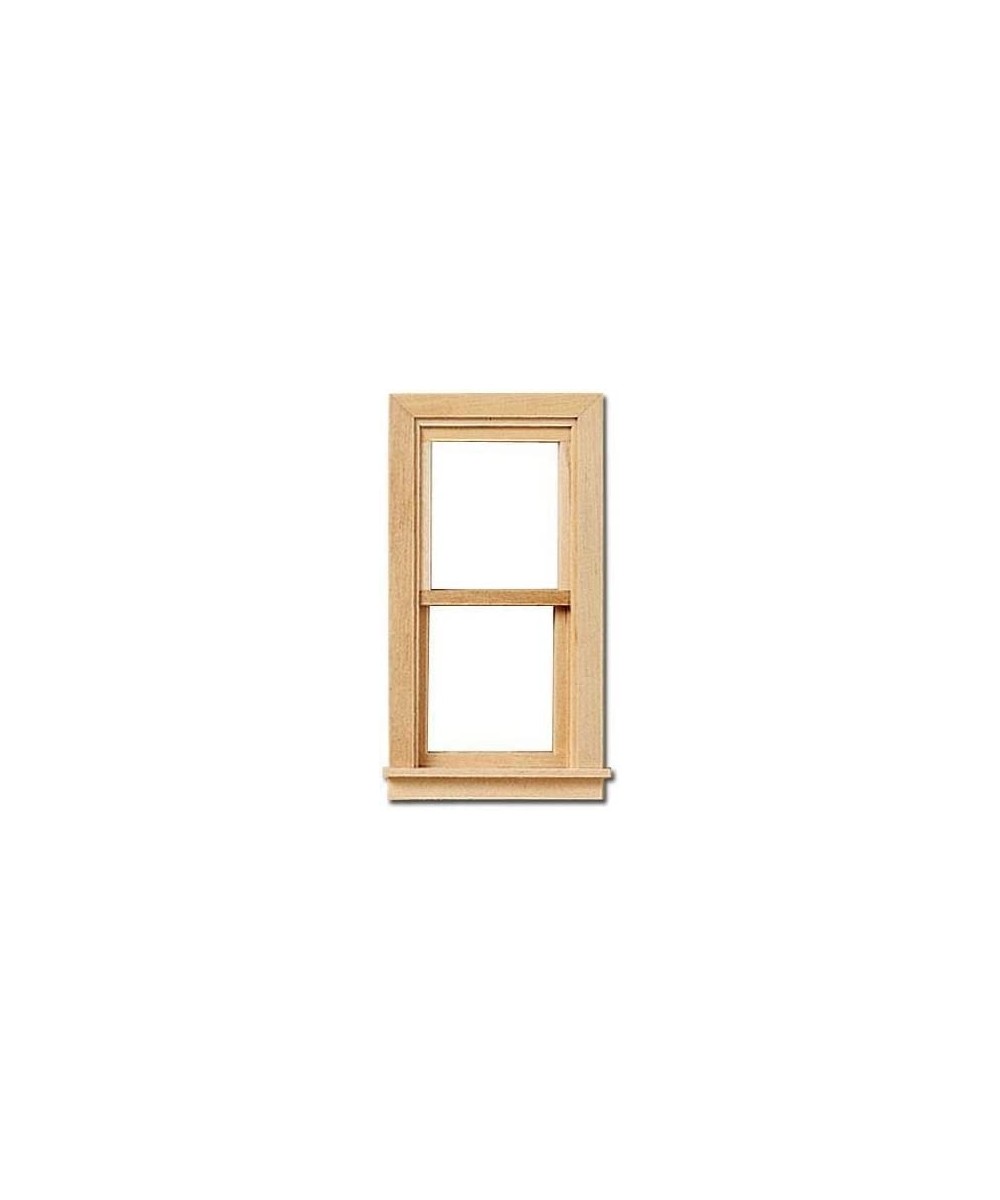 Dollhouse Miniature 1/2" Scale Traditional Non-Working Window $19.70 Dollhouse Accessories