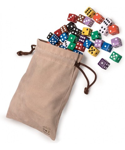 Ultimate Right Angle 6-Sided Dice - Set of 100 (16mm) for Board Games Dice Games Math Games $31.55 Game Accessories