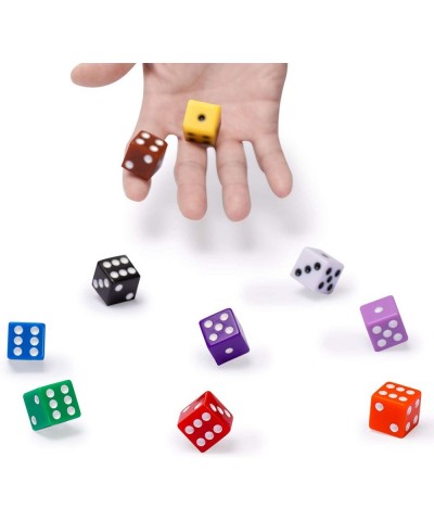 Ultimate Right Angle 6-Sided Dice - Set of 100 (16mm) for Board Games Dice Games Math Games $31.55 Game Accessories