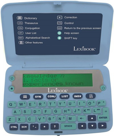 D650EN The English Dictionary Definitions Thesaurus Grammar Phonetic Spellchecker with Battery Blue/Grey $82.06 Electronic Le...