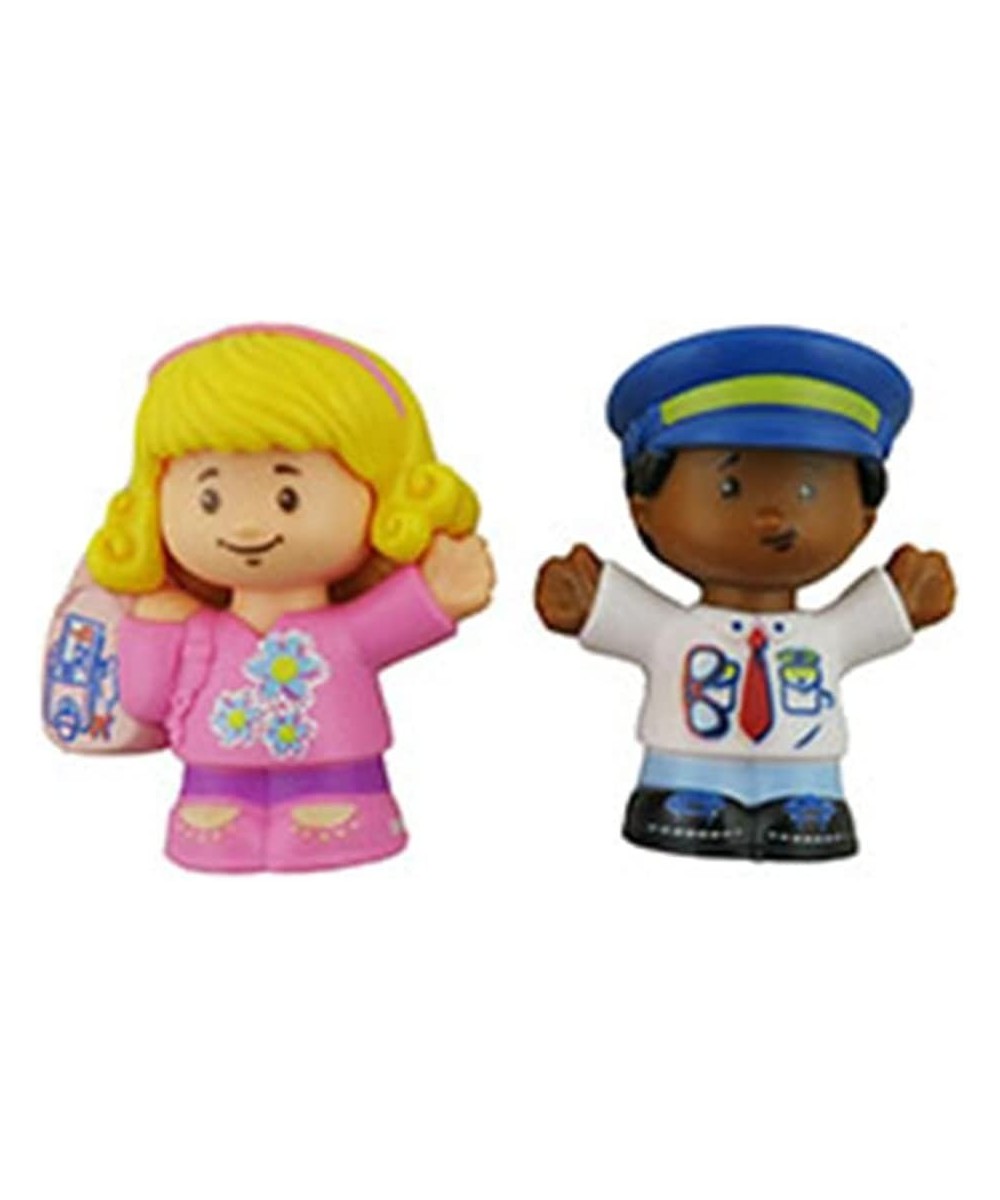 Replacement Parts for Fisher-Price Little People Travel Together Airplane - DJB53 ~ Replacement Girl in Pink and Pilot Figure...