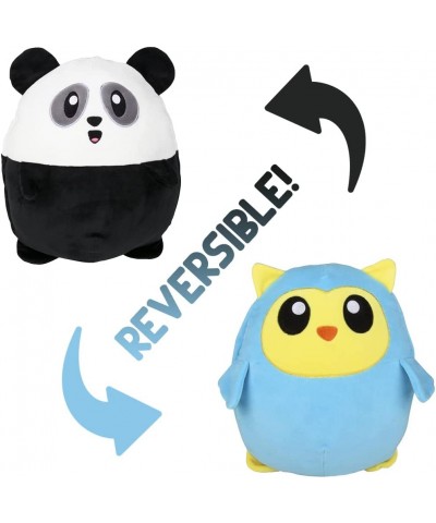 Reversible Plush Animal 1 Piece Reversible Plush Toy for Kids with Bird and Panda Designs Playroom Bedroom and Baby Nursery D...