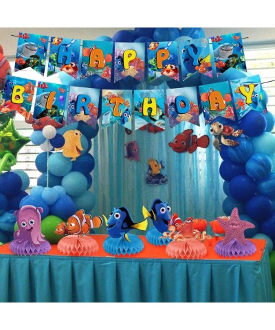 Finding Nemo Birthday Party Supplies Finding Nemo Birthday Party Supplies Honeycomb Centerpiece 8Pcs Finding Nemo Party Suppl...