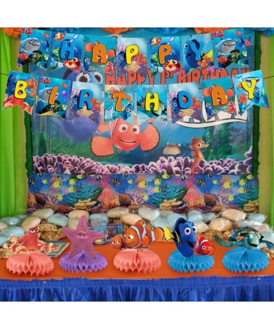 Finding Nemo Birthday Party Supplies Finding Nemo Birthday Party Supplies Honeycomb Centerpiece 8Pcs Finding Nemo Party Suppl...