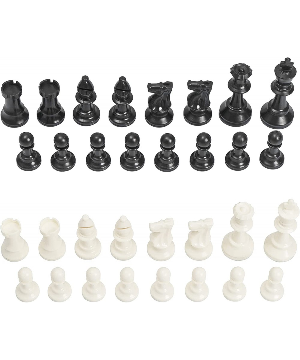 1x Single Weighted Chess Pieces Only - Classic Staunton Style - 32 Pieces - King 3" Tall - Chess Geeks $29.66 Board Games